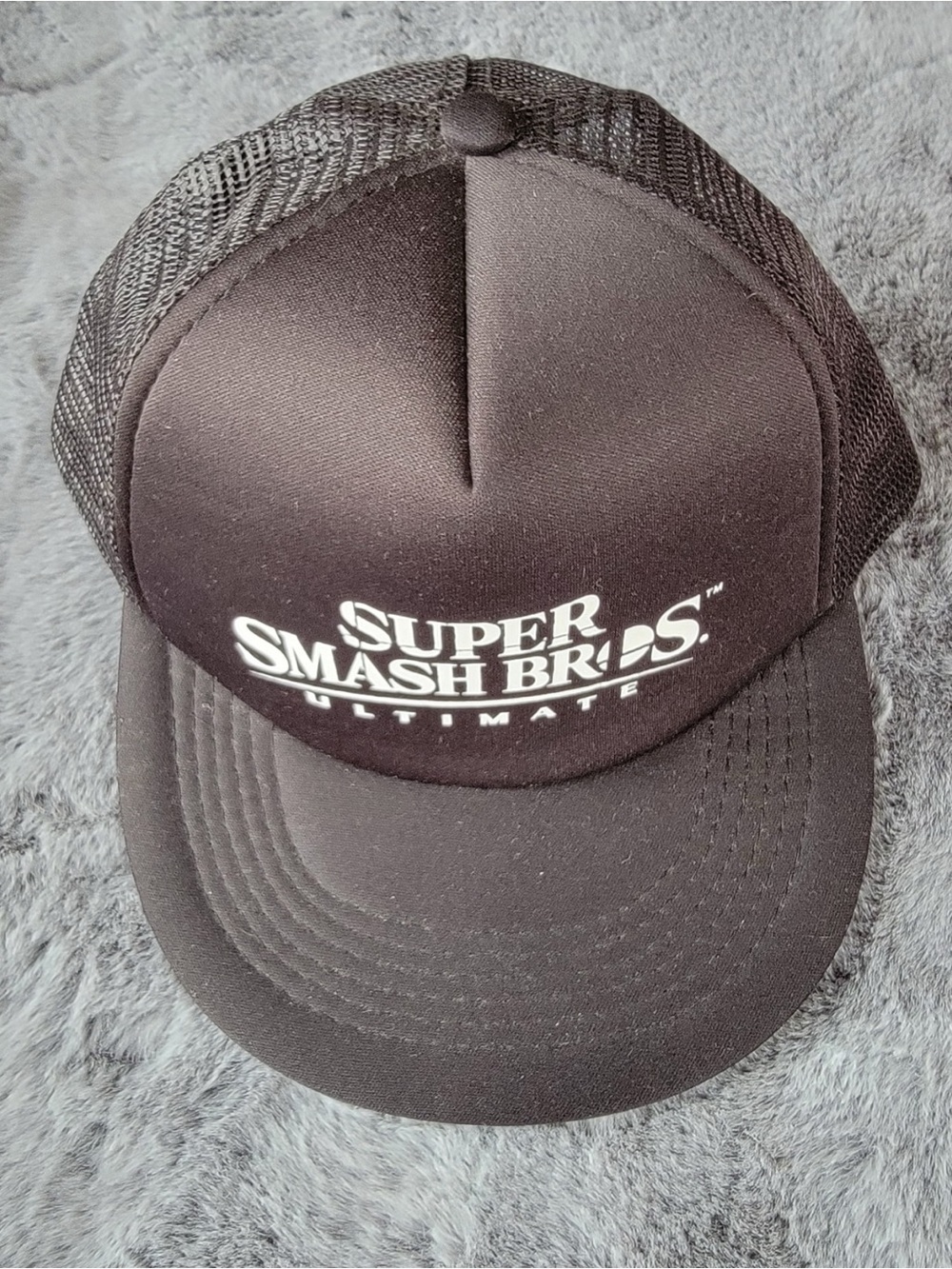 Super Smash Bros. Ultimate Black Trucker Hat